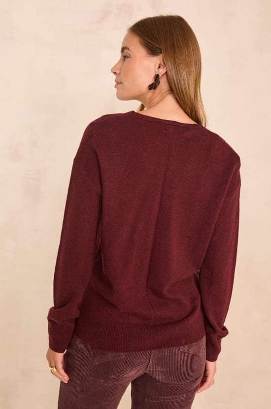 ALBAN long-sleeve wool sweater;${refinementColor}