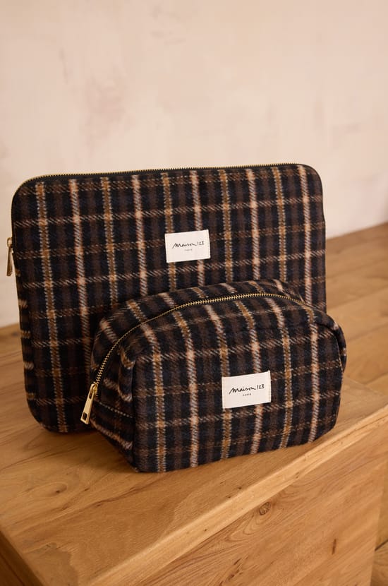 Pochette ordinateur motif tartan LIAM;${refinementColor}