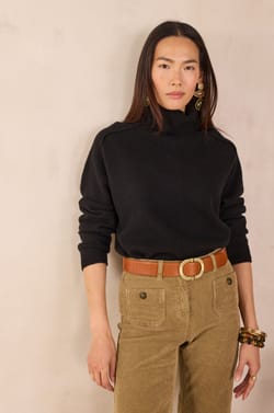CELESTIN 100% wool turtleneck jumper;${refinementColor}