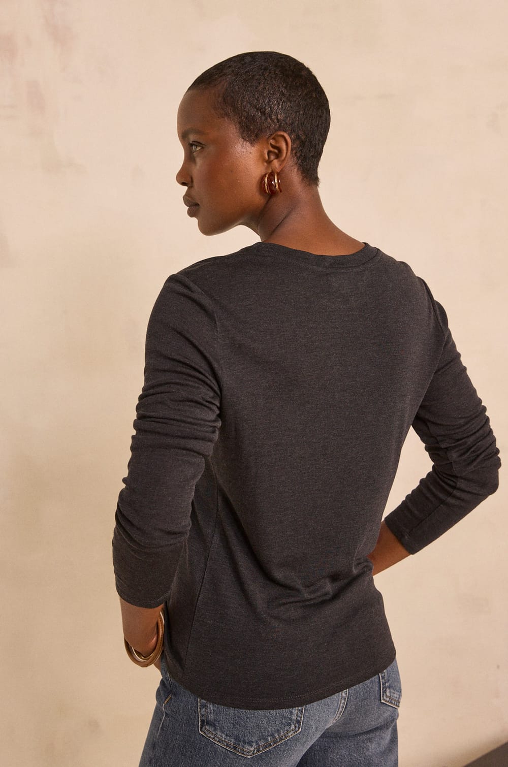 TOPAZE long sleeve turtleneck T-shirt;${refinementColor}