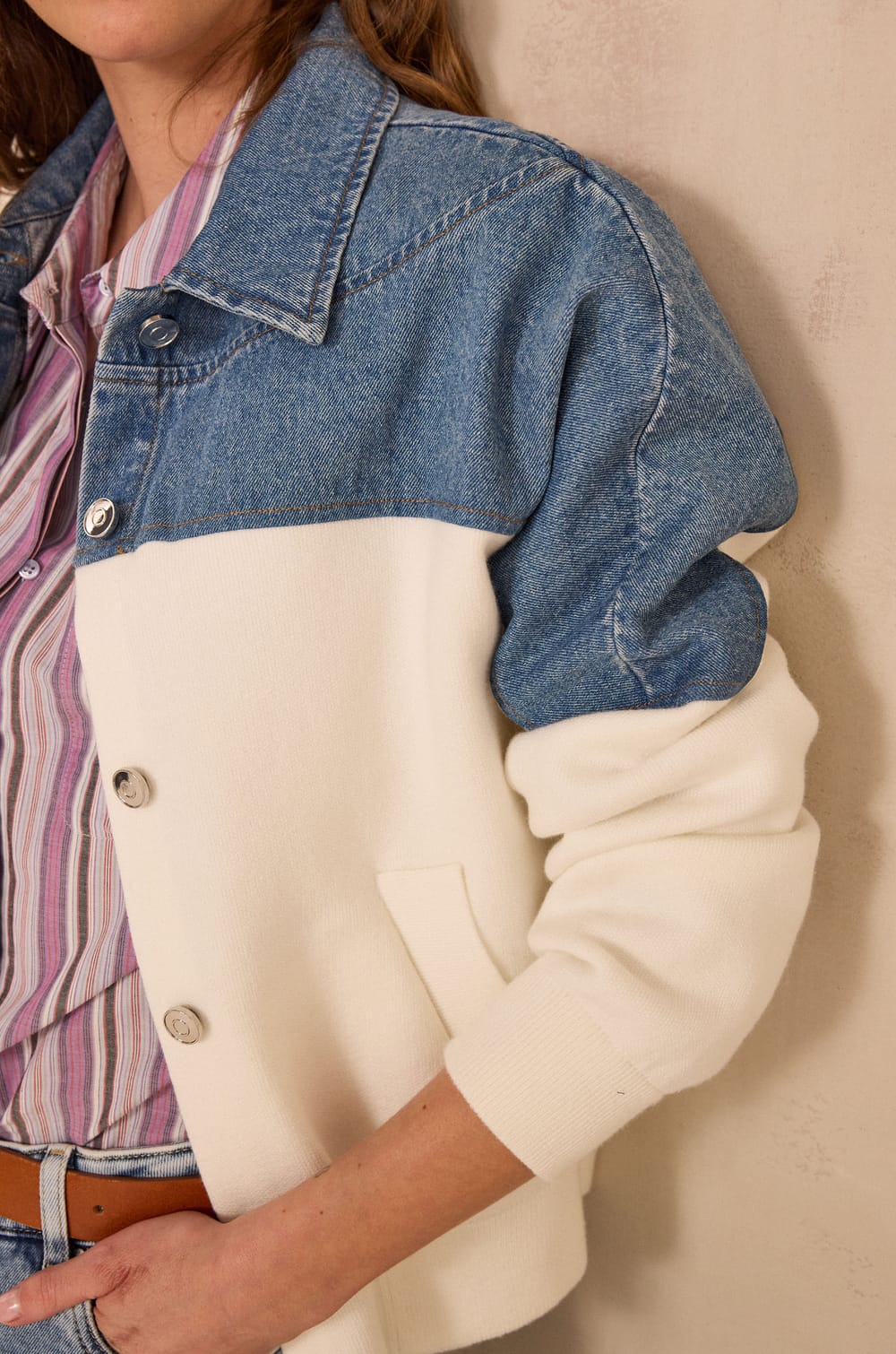 PENNY Long Sleeve Knitted Cardigan;${refinementColor}