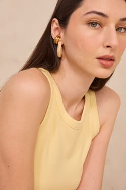 D&eacute;bardeur en coton m&eacute;lang&eacute; LEOPOLD;${refinementColor}