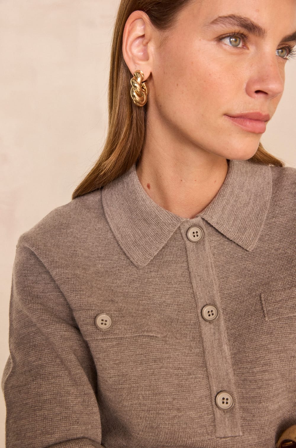 Amber long-sleeved wool sweater AMBER;${refinementColor}