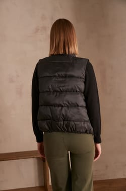 ALI sleeveless down jacket;${refinementColor}