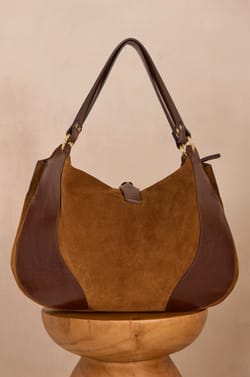 VICTOR leather tote bag;${refinementColor}
