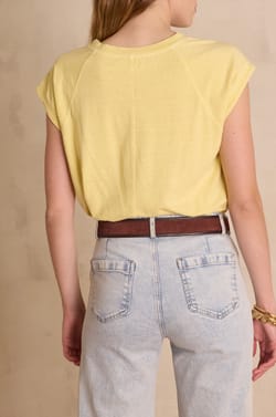 T-shirt AURA en chanvre et coton;${refinementColor}