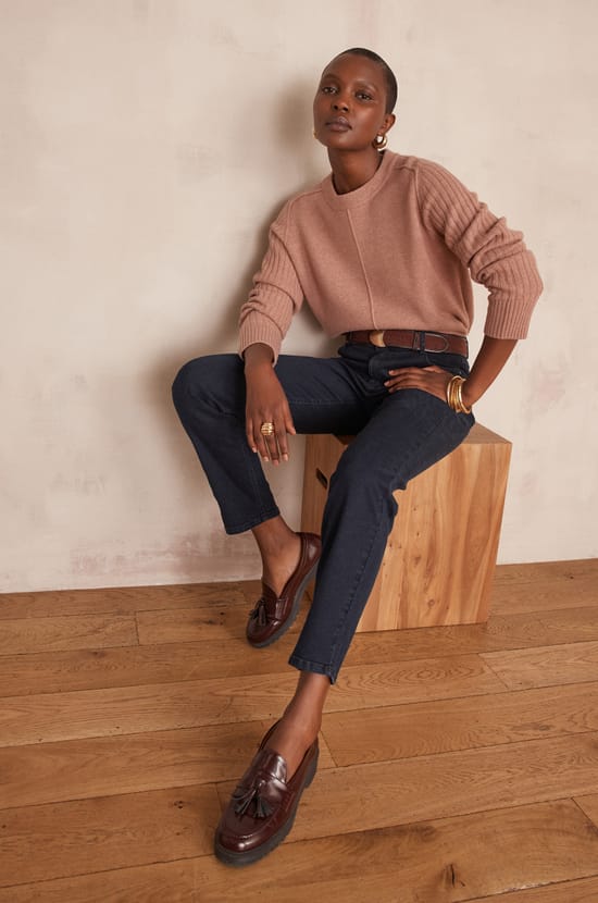 BROOKLYN ribbed wool Jumper;${refinementColor}