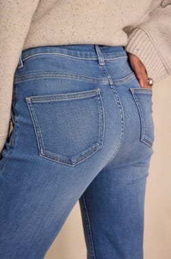 Jean NINON flare en coton;${refinementColor}