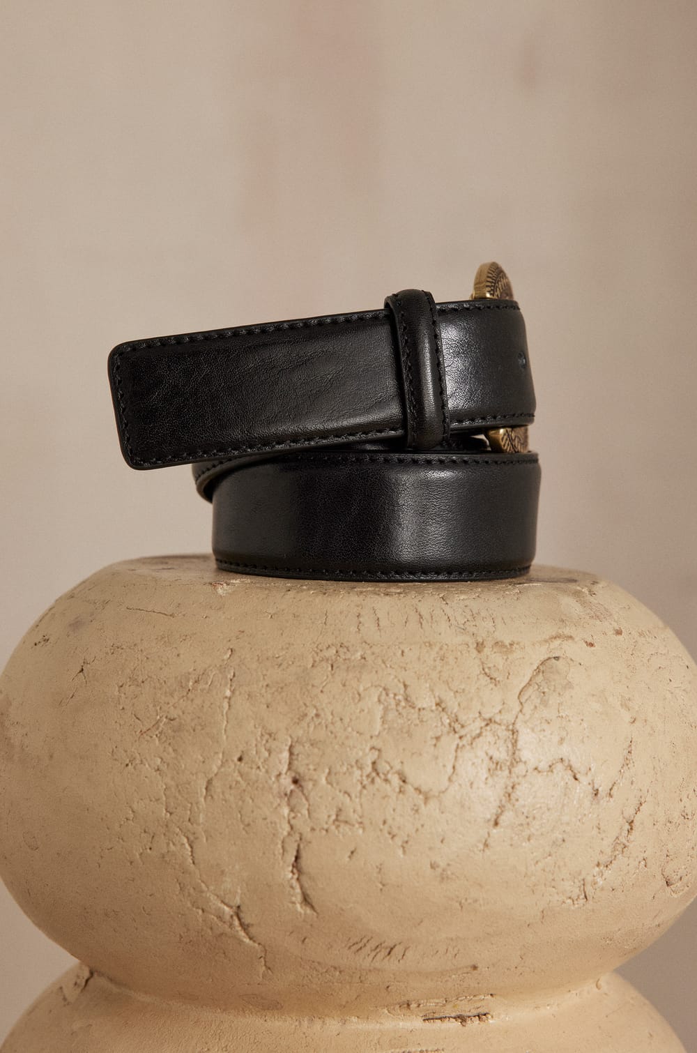 NINA leather belt;${refinementColor}