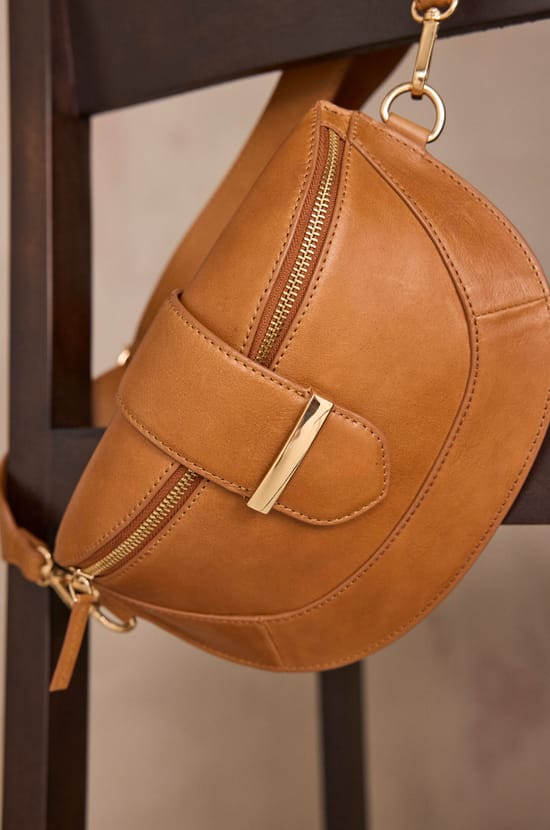 MARCEL leather belt bag;${refinementColor}