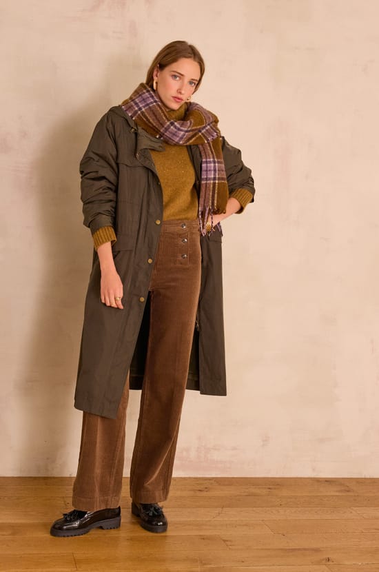 DANIELA cotton parka;${refinementColor}