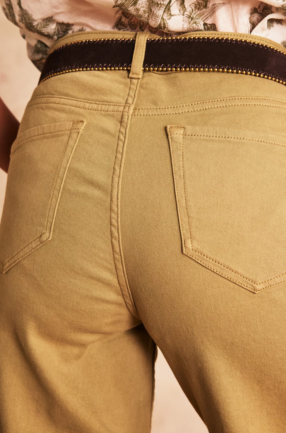 LISA cotton trousers;${refinementColor}