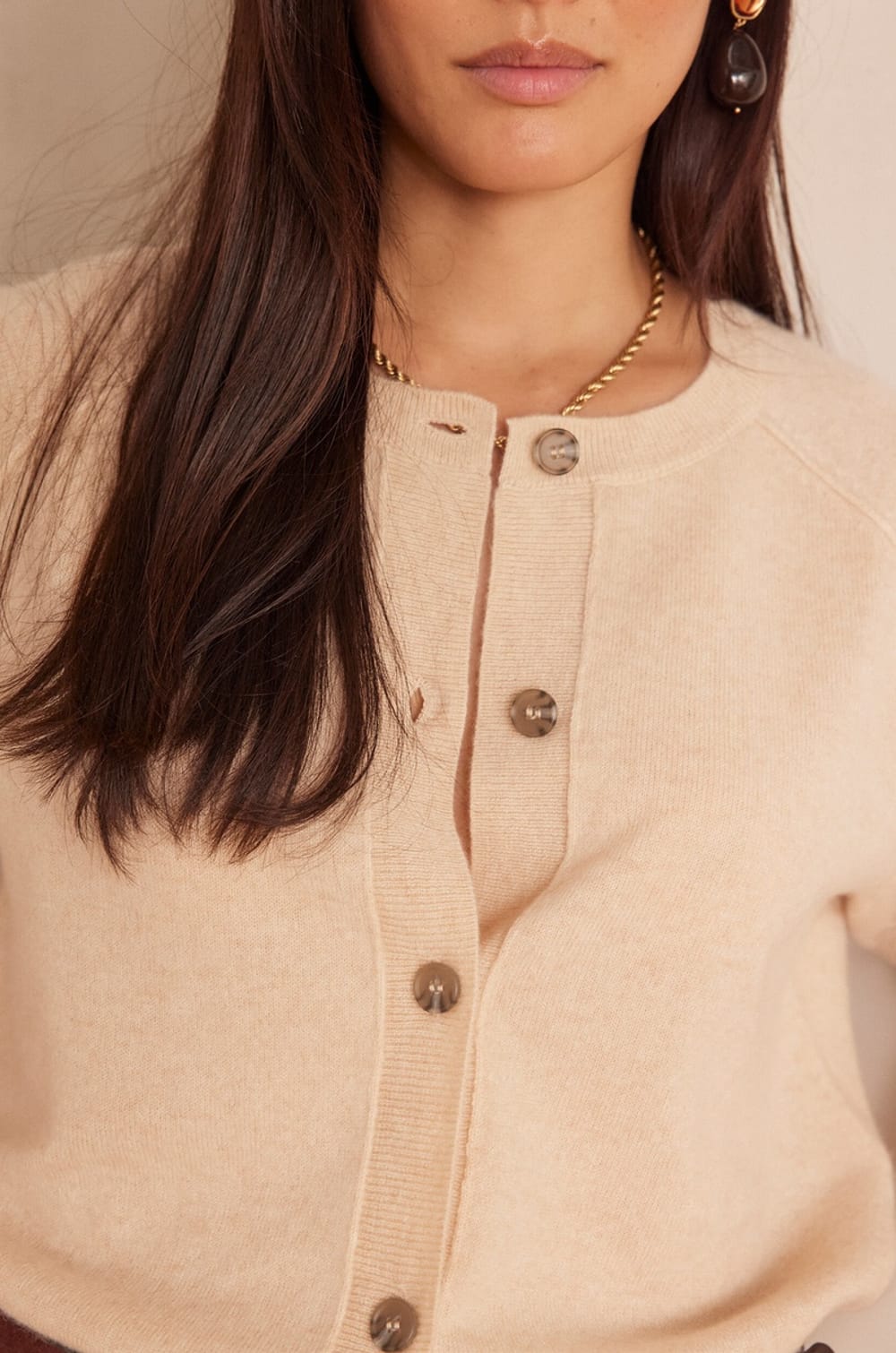Cardigan BILLY en cachemire;${refinementColor}