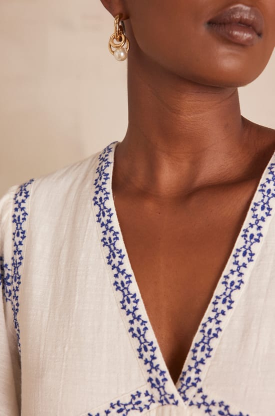 Robe RIME en coton;${refinementColor}