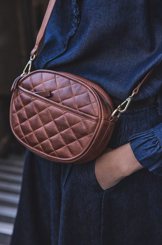 100% leather bag VIVIEN MINI;${refinementColor}
