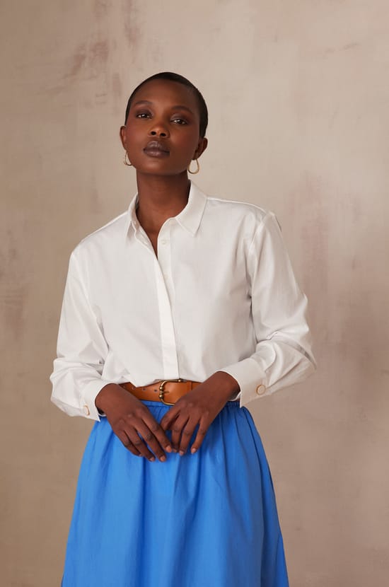 ESMERALDA cotton shirt;${refinementColor}