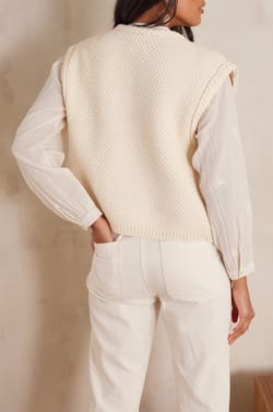 Gilet BETSY en coton;${refinementColor}