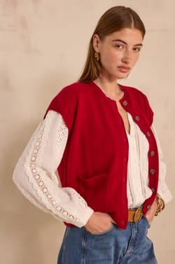 Sleeveless cashmere sweater ARTHUR;${refinementColor}