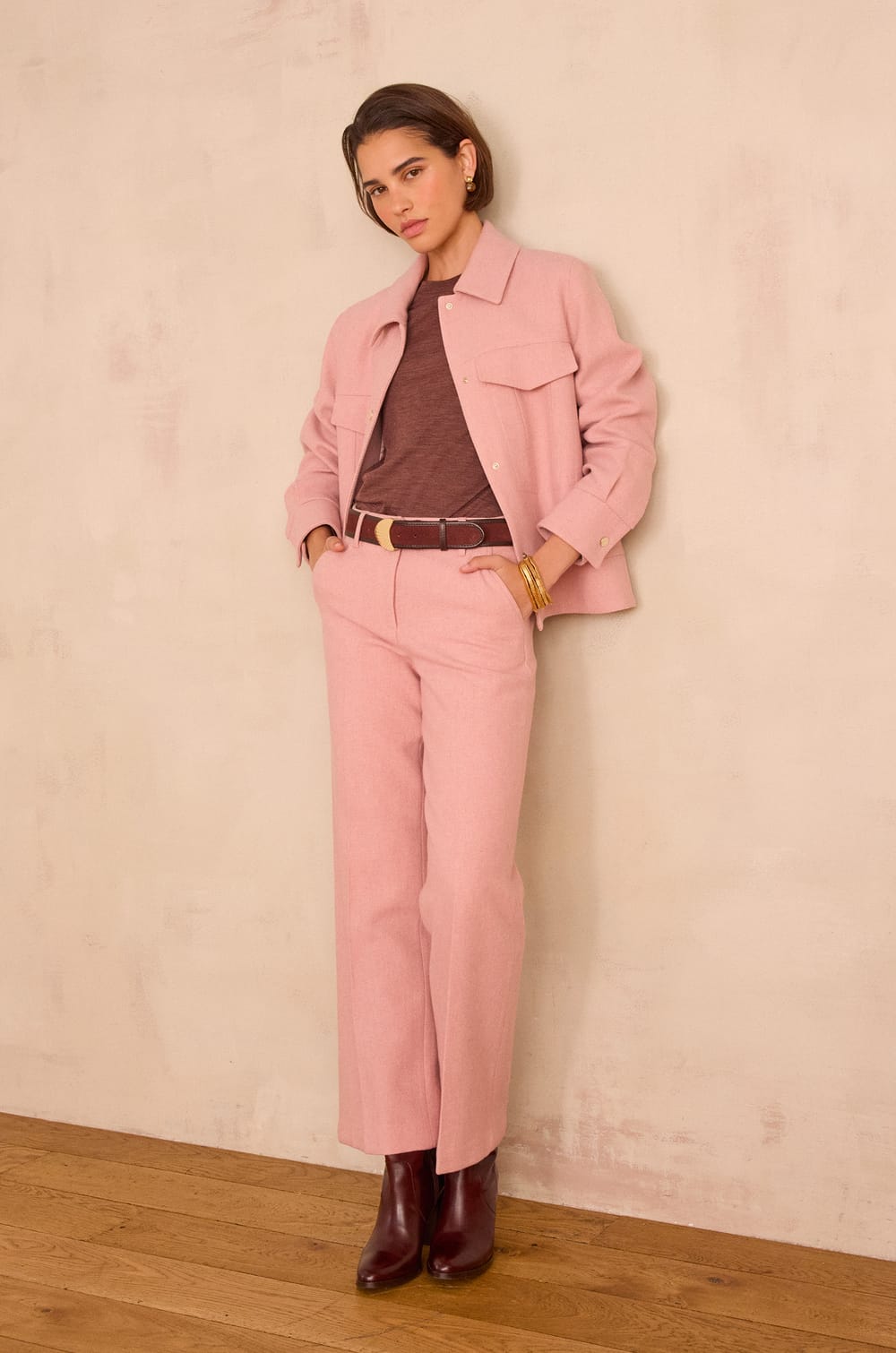 MELINA Wide-Leg Trousers;${refinementColor}