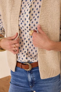 Gilet sans manches en coton PRISKA;${refinementColor}