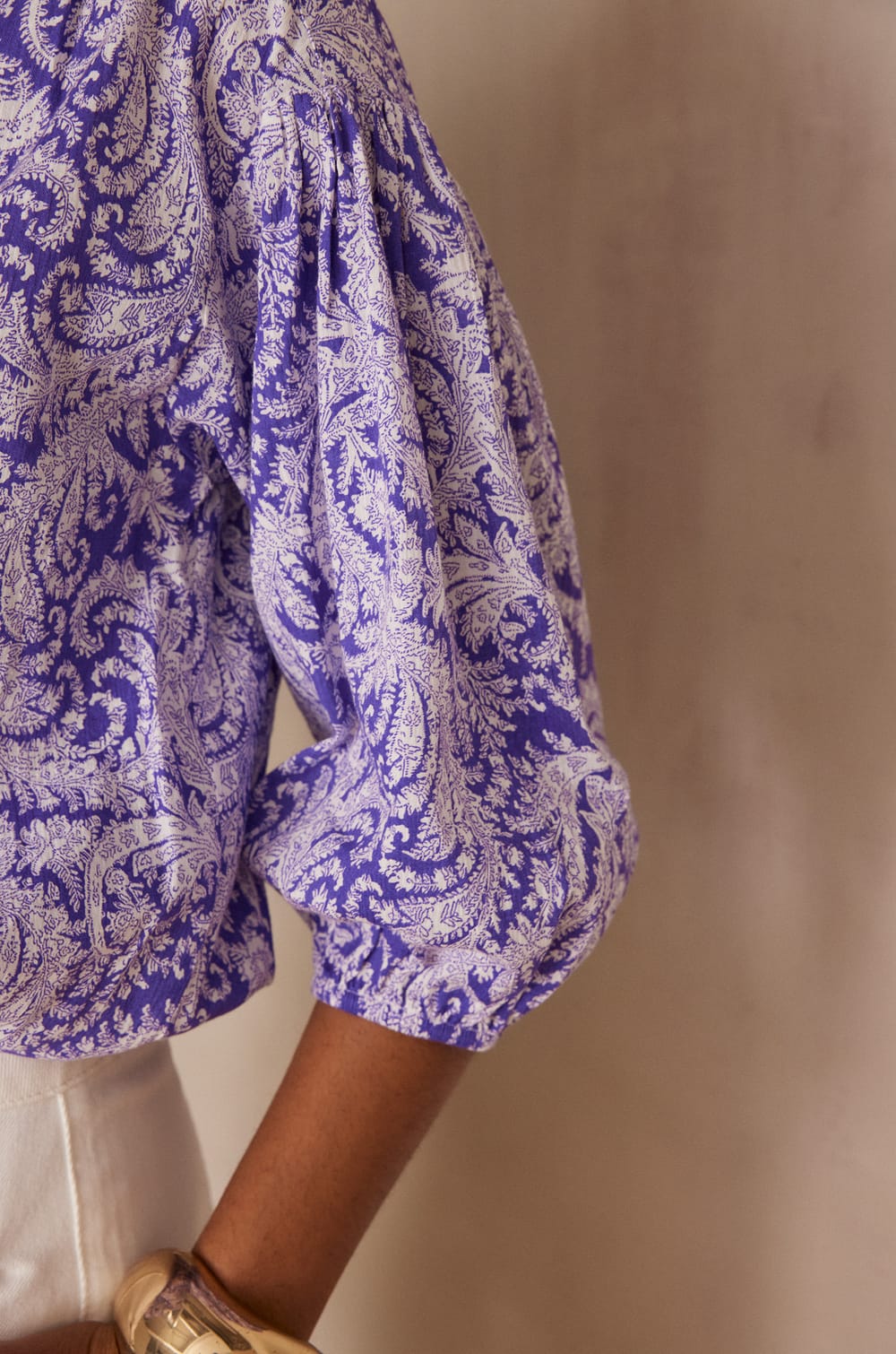 Blouse PAULO en coton;${refinementColor}