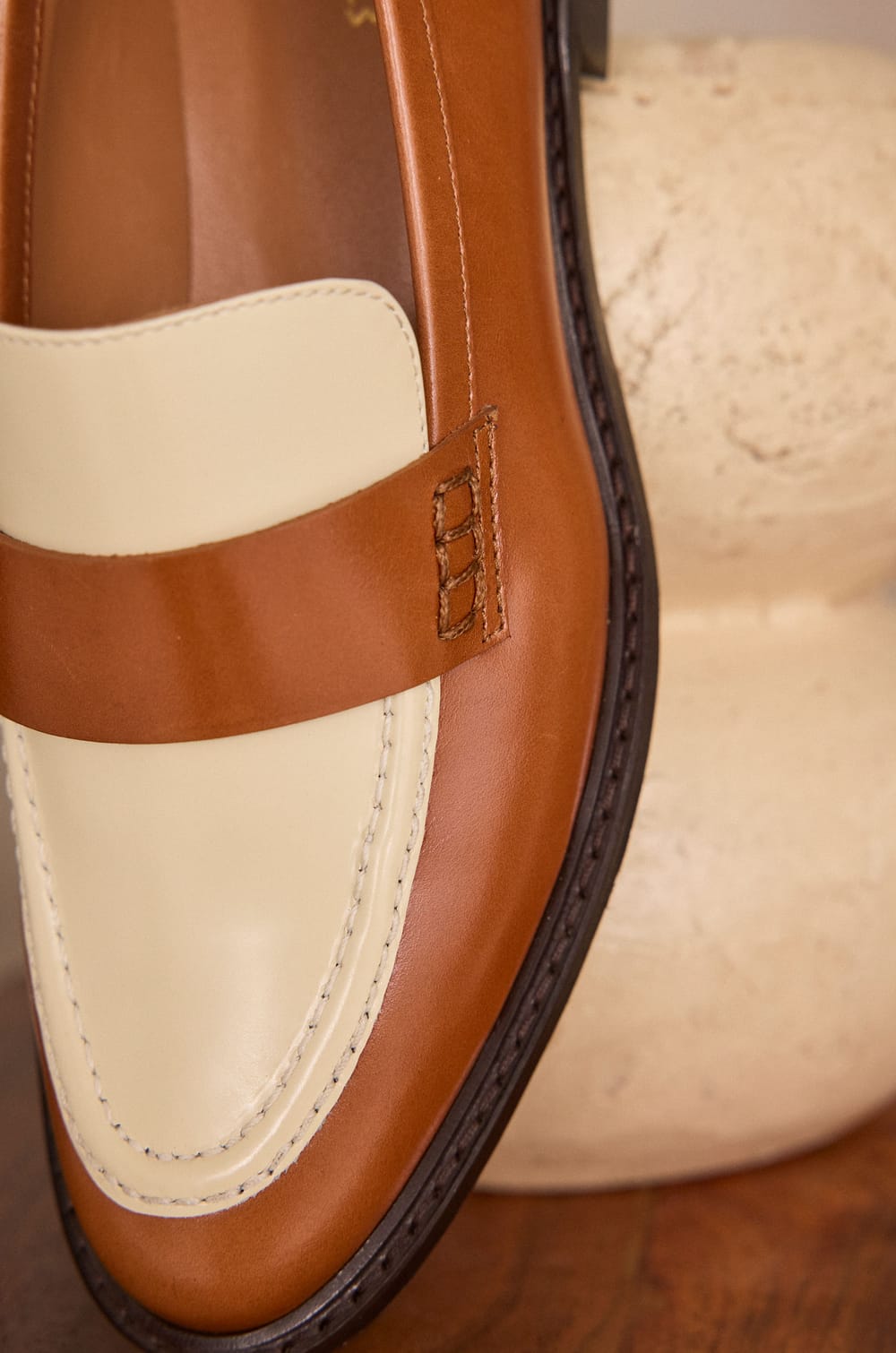 100% leather loafers SAMY;${refinementColor}