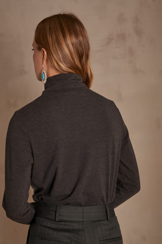 T-shirt col roul&eacute; FERGUIE BIS;${refinementColor}