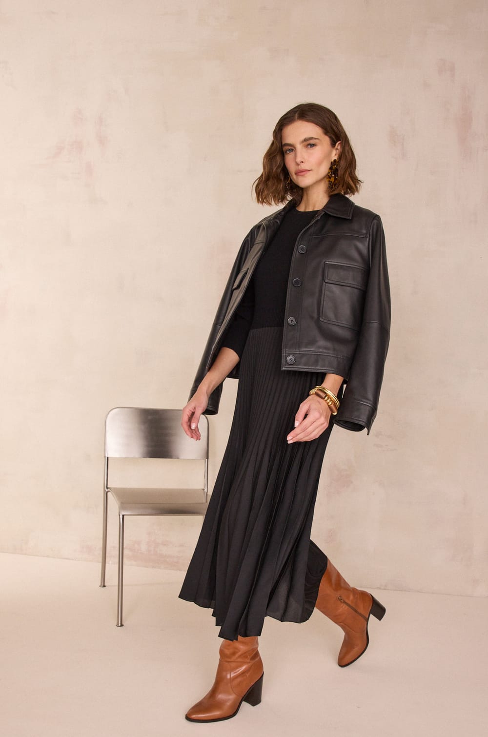 BELINDA knitted dress;${refinementColor}