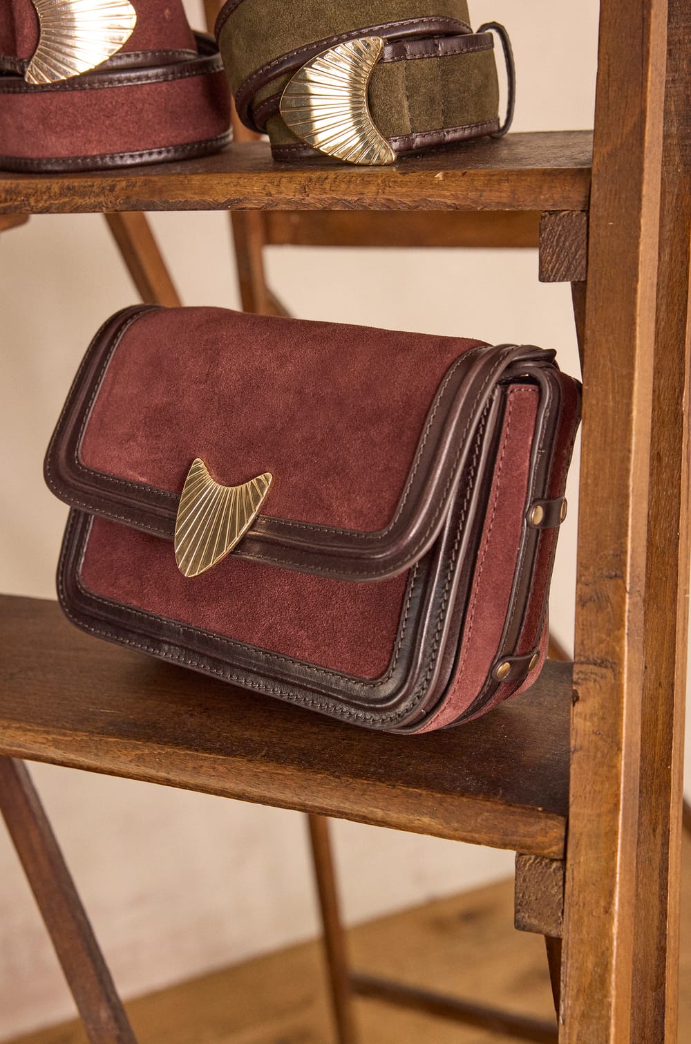 LEONARD MINI leather bag;${refinementColor}