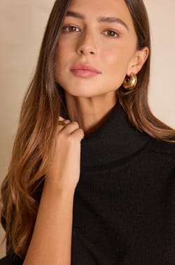 CELESTIN turtleneck jumper 100% wool;${refinementColor}