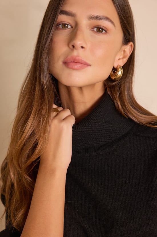 CELESTIN turtleneck jumper 100% wool;${refinementColor}