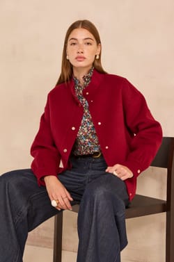 MALIBU floral blouse;${refinementColor}