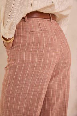 FERGUSON wide striped trousers;${refinementColor}
