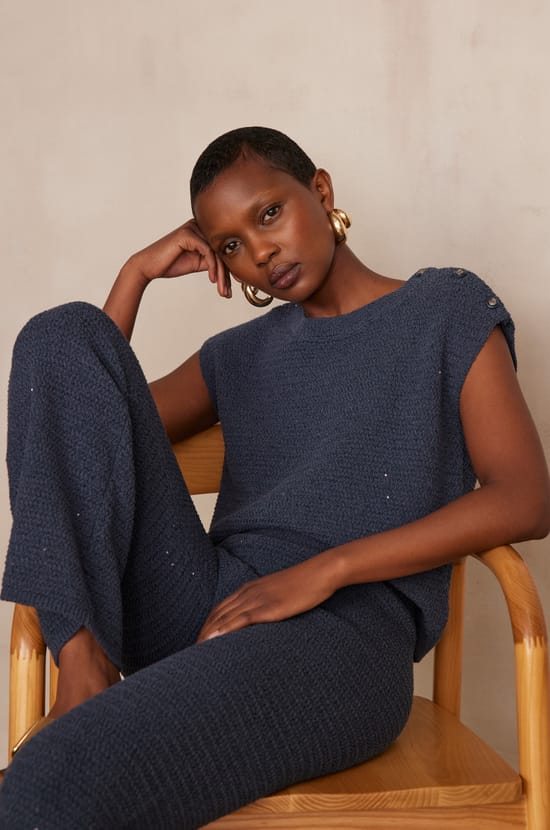 SIDONIE cotton jumper;${refinementColor}