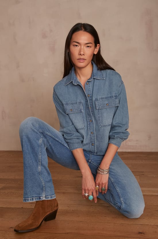 PAMELA flared jeans;${refinementColor}