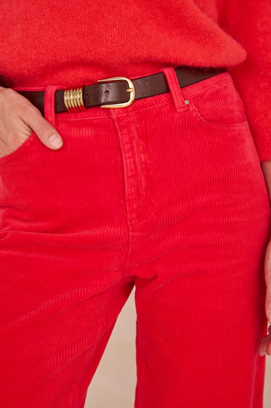 TRISTAN corduroy trousers;${refinementColor}