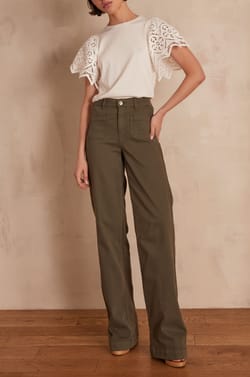 LUNA flared jeans;${refinementColor}