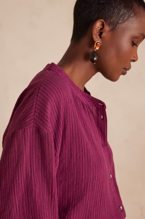 Blouse SIGRID en coton;${refinementColor}