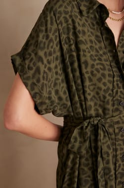 Robe chemise LOUISA imprim&eacute;e;${refinementColor}