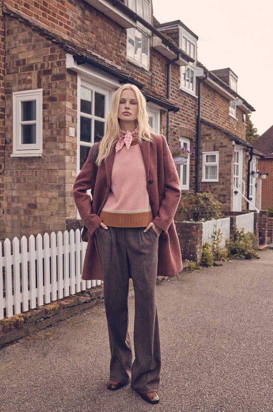 BERNIE wide-leg mixed wool trousers;${refinementColor}