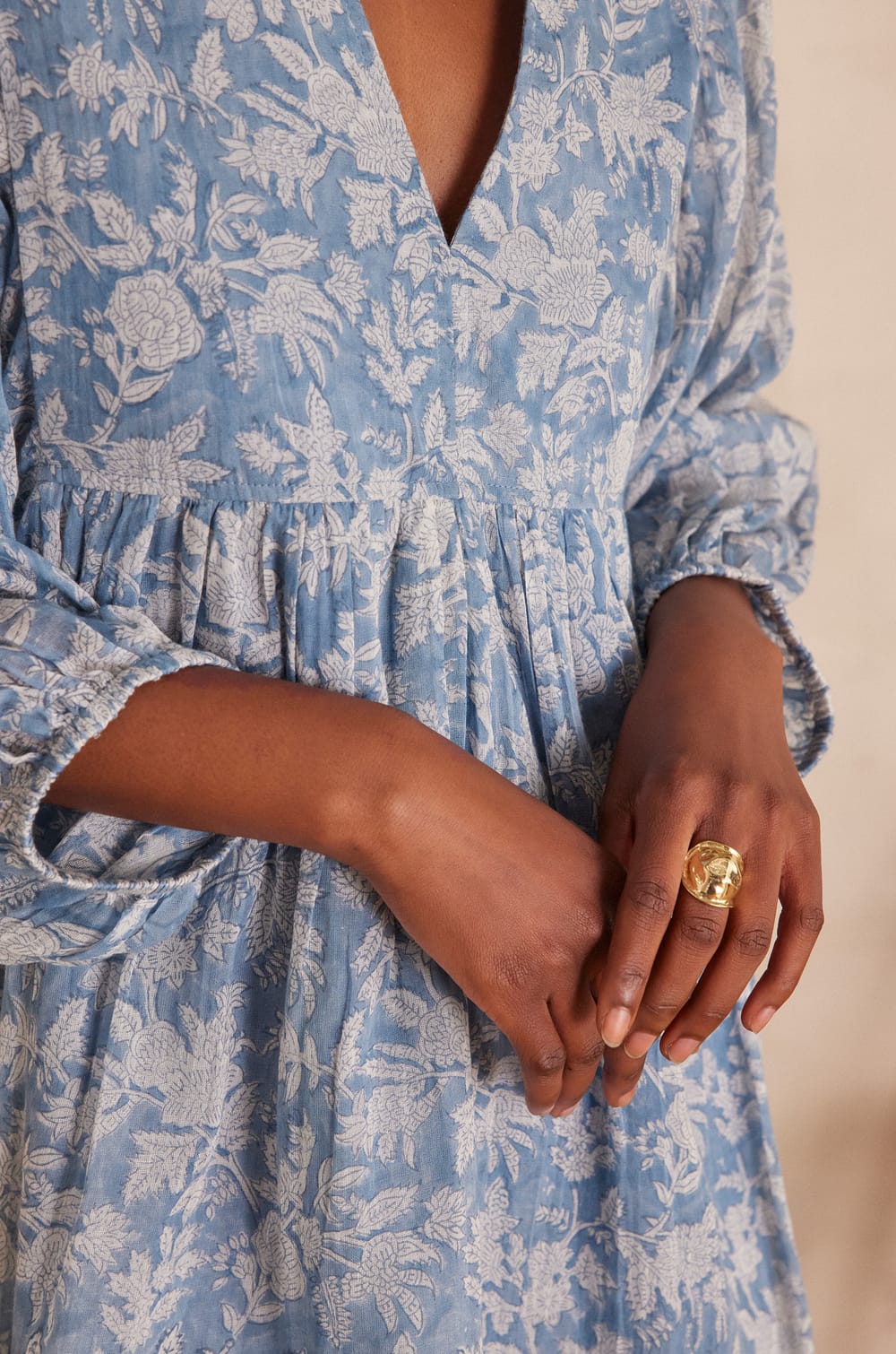 LAURIZA cotton dress;${refinementColor}