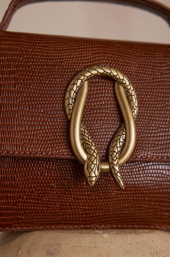 Mini LEON leather bag;${refinementColor}