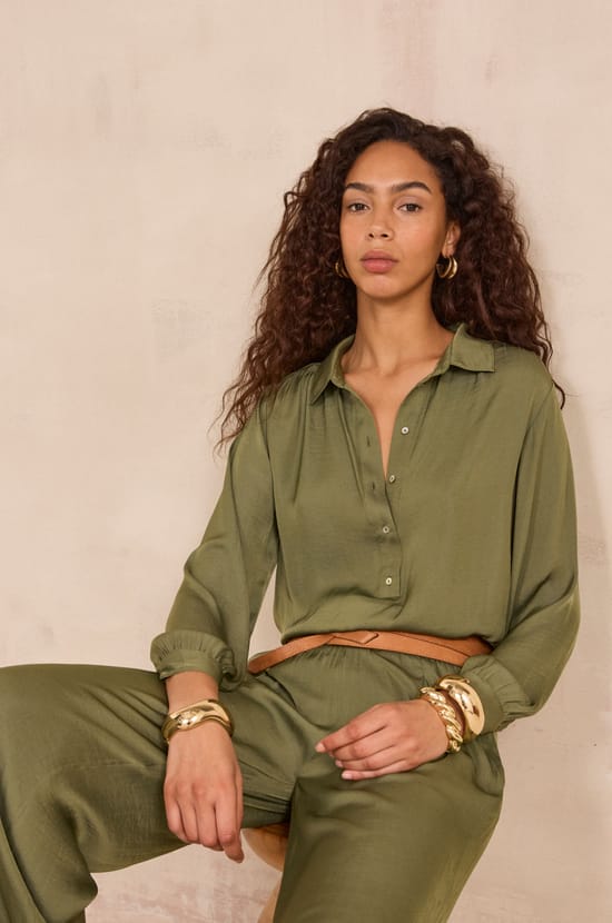 Long sleeve blouse BABYLON;${refinementColor}