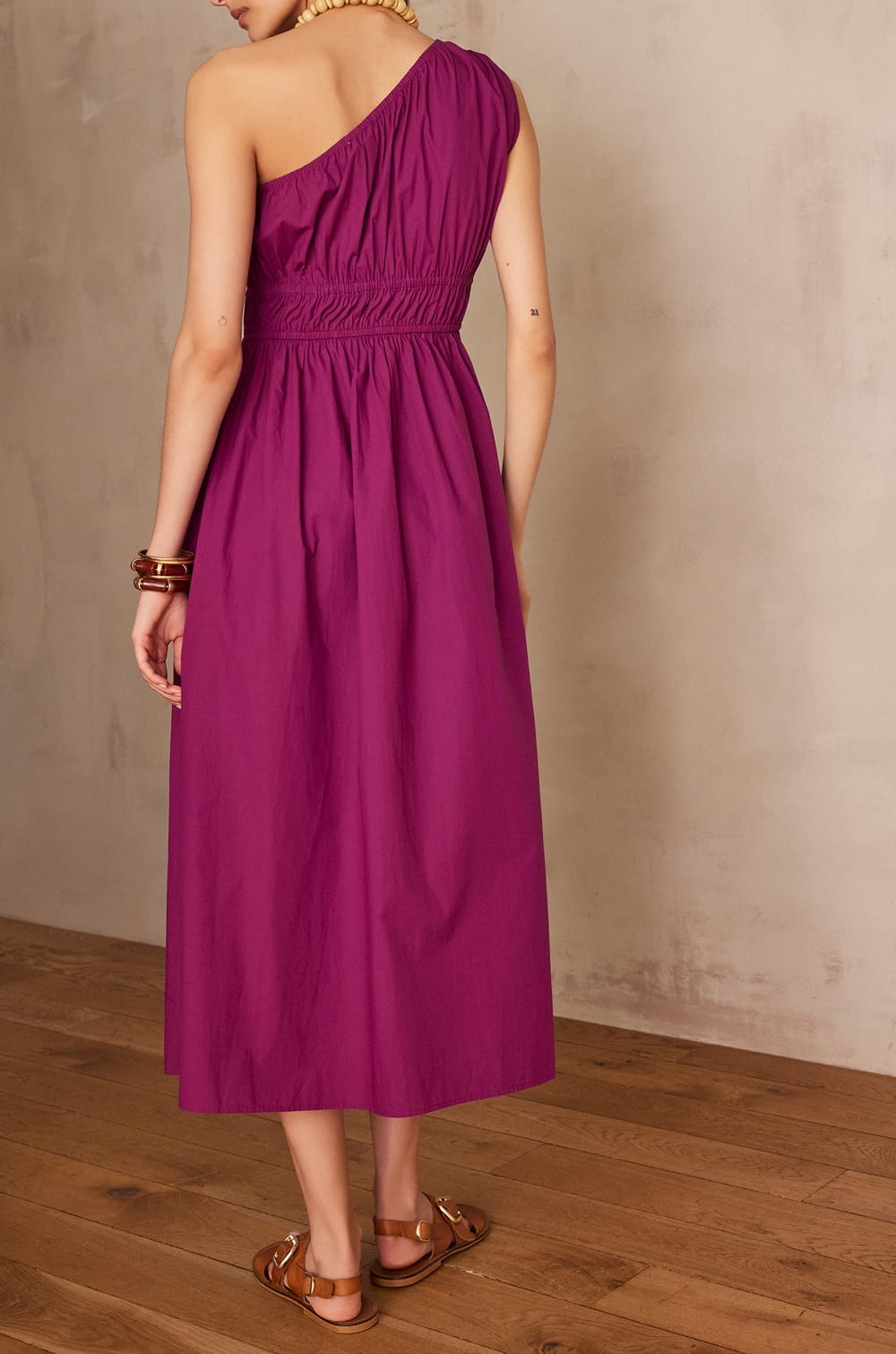 LEILA cotton dress;${refinementColor}