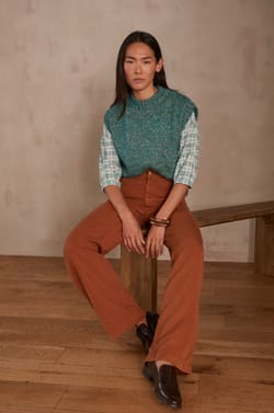 Pantalon large SANDY;${refinementColor}