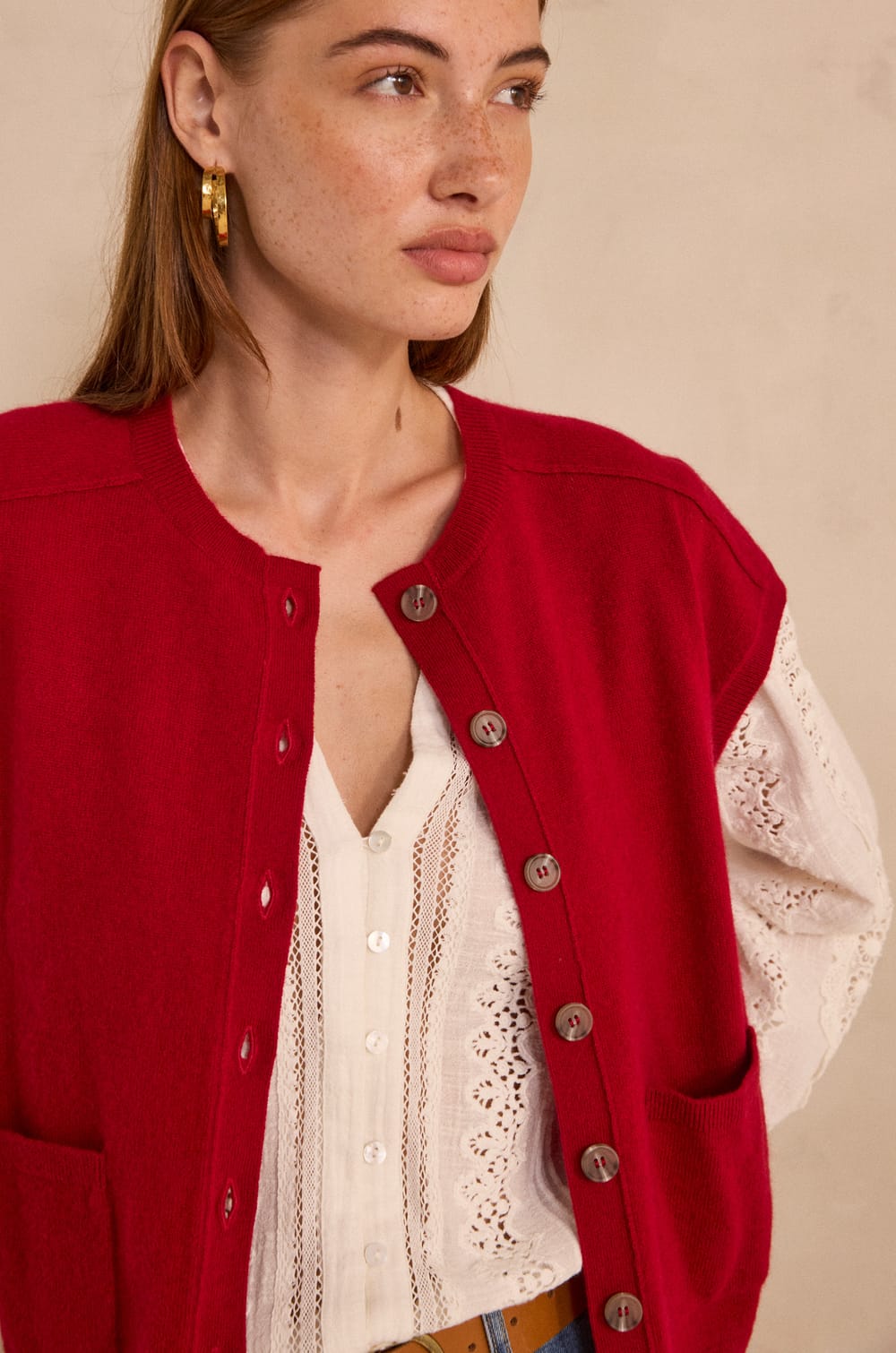 Sleeveless cashmere sweater ARTHUR;${refinementColor}