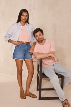 Unisex short sleeve t-shirt made of hemp and cotton INTENSE;${refinementColor}