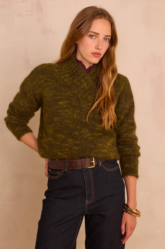 Pull BRONSON en mohair et laine;${refinementColor}