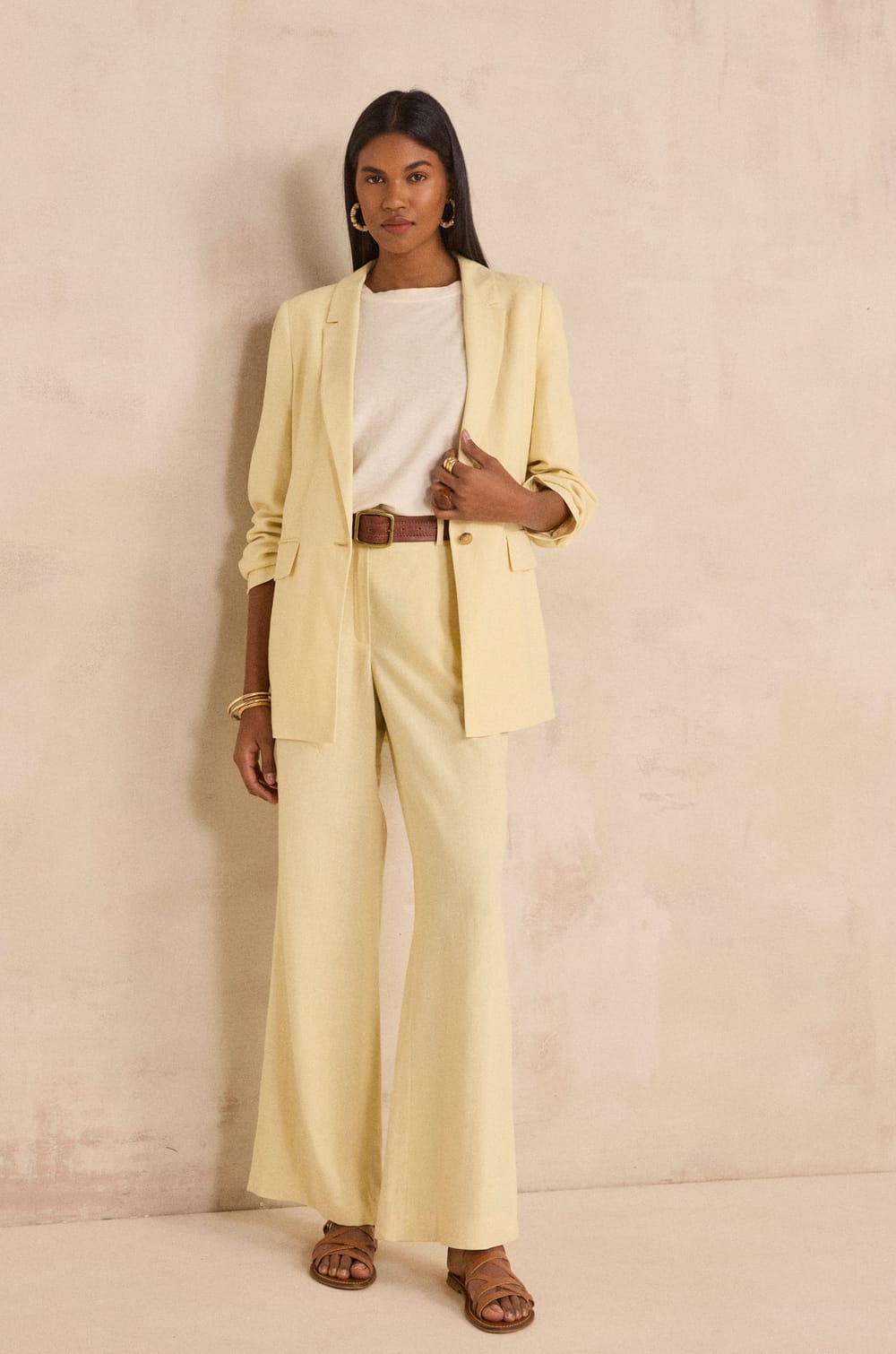 Pantalon large TAMINA;${refinementColor}