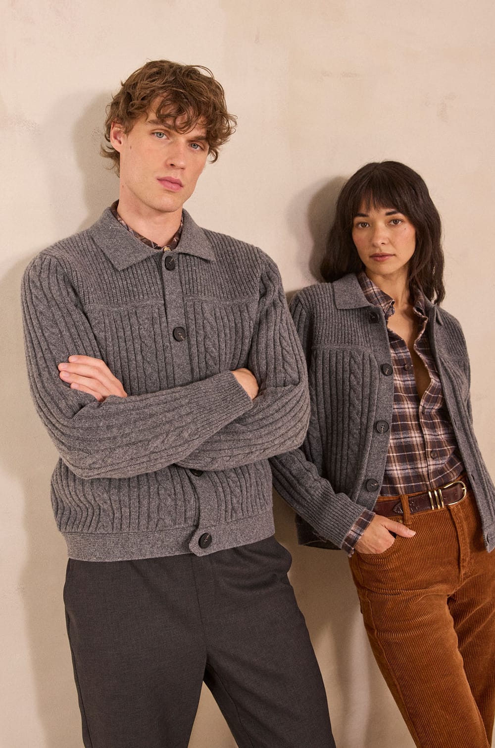 Cardigan unisexe ELEGANT;${refinementColor}